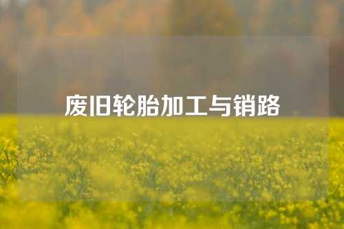 废旧轮胎加工与销路