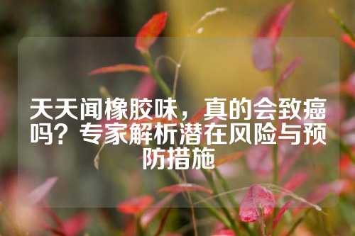 天天闻橡胶味，真的会致癌吗？专家解析潜在风险与预防措施