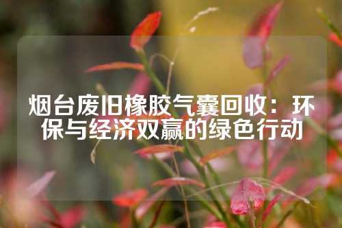 烟台废旧橡胶气囊回收：环保与经济双赢的绿色行动
