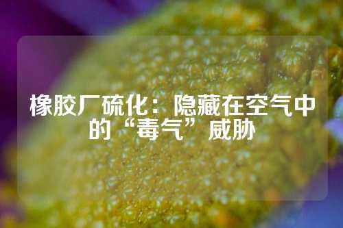 橡胶厂硫化：隐藏在空气中的“毒气”威胁