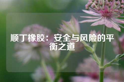 顺丁橡胶：安全与风险的平衡之道