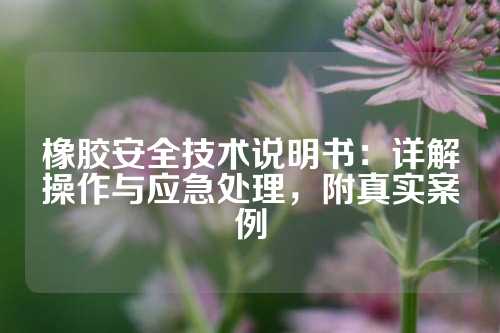 橡胶安全技术说明书：详解操作与应急处理，附真实案例