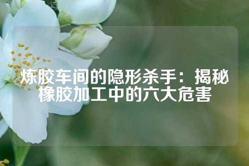 炼胶车间的隐形杀手：揭秘橡胶加工中的六大危害