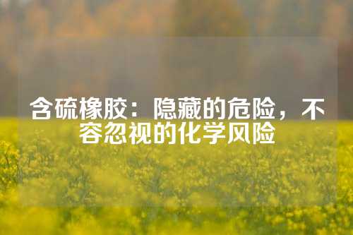 含硫橡胶：隐藏的危险，不容忽视的化学风险
