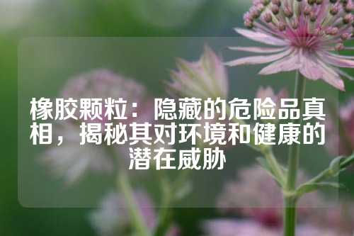橡胶颗粒：隐藏的危险品真相，揭秘其对环境和健康的潜在威胁