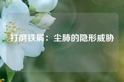 打磨铁屑：尘肺的隐形威胁