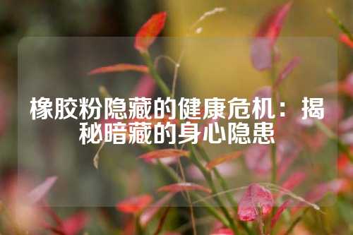 橡胶粉隐藏的健康危机：揭秘暗藏的身心隐患