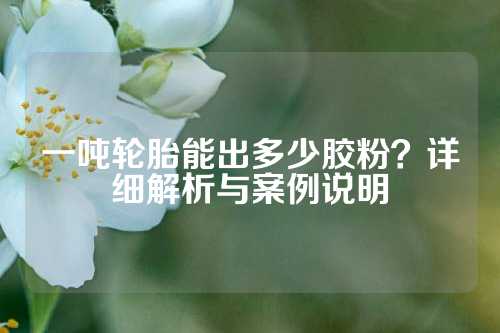 一吨轮胎能出多少胶粉？详细解析与案例说明