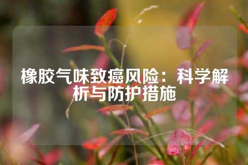 橡胶气味致癌风险：科学解析与防护措施