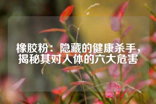 橡胶粉：隐藏的健康杀手，揭秘其对人体的六大危害