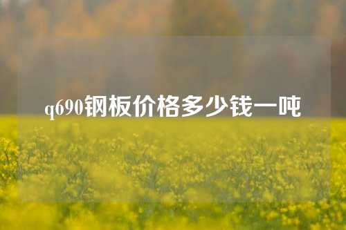 q690钢板价格多少钱一吨