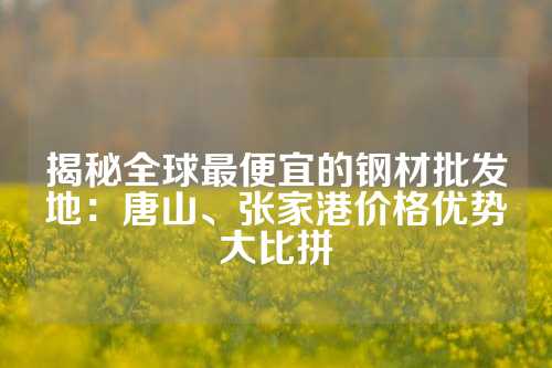 揭秘全球最便宜的钢材批发地：唐山、张家港价格优势大比拼