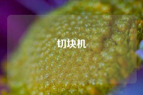 切块机