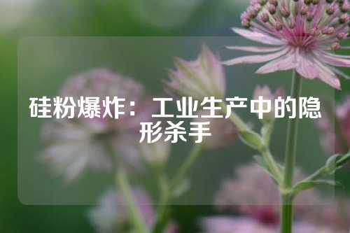 硅粉爆炸：工业生产中的隐形杀手