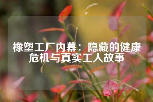 橡塑工厂内幕：隐藏的健康危机与真实工人故事