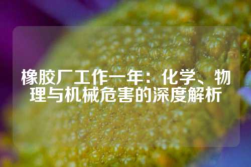 橡胶厂工作一年：化学、物理与机械危害的深度解析
