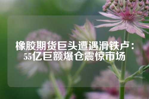 橡胶期货巨头遭遇滑铁卢：55亿巨额爆仓震惊市场