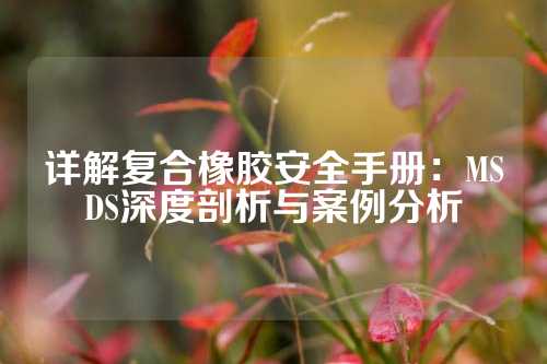 详解复合橡胶安全手册：MSDS深度剖析与案例分析