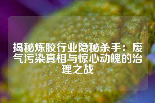 揭秘炼胶行业隐秘杀手：废气污染真相与惊心动魄的治理之战