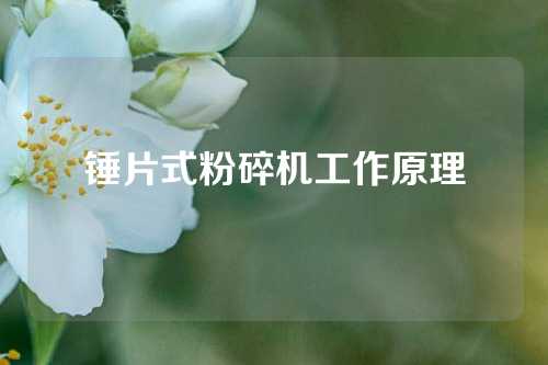 锤片式粉碎机工作原理