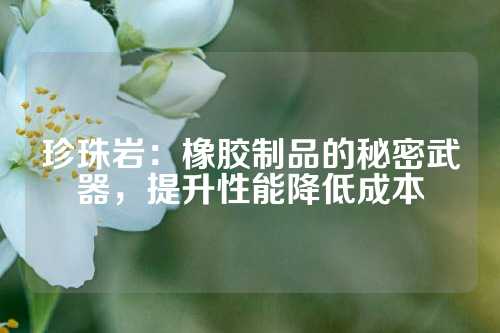 珍珠岩：橡胶制品的秘密武器，提升性能降低成本