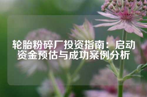 轮胎粉碎厂投资指南：启动资金预估与成功案例分析