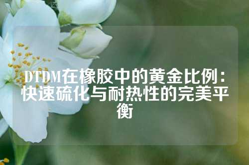DTDM在橡胶中的黄金比例：快速硫化与耐热性的完美平衡