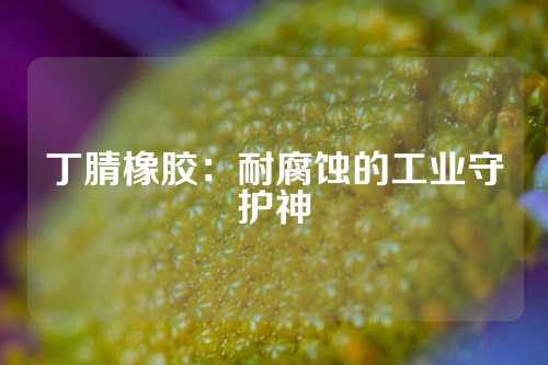 丁腈橡胶：耐腐蚀的工业守护神