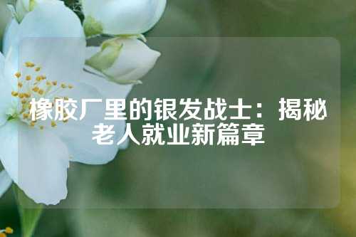 橡胶厂里的银发战士：揭秘老人就业新篇章
