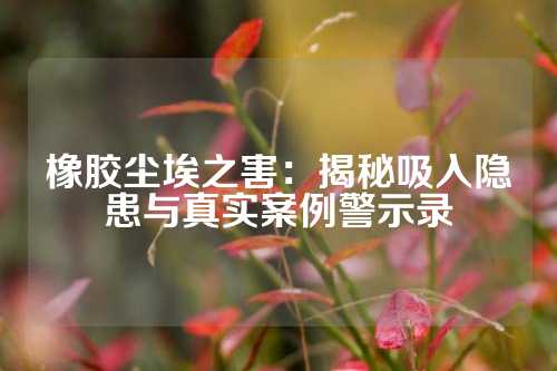 橡胶尘埃之害：揭秘吸入隐患与真实案例警示录