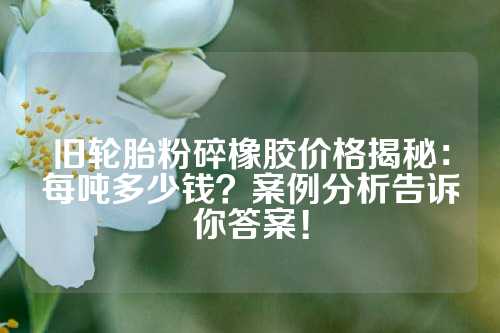 旧轮胎粉碎橡胶价格揭秘：每吨多少钱？案例分析告诉你答案！