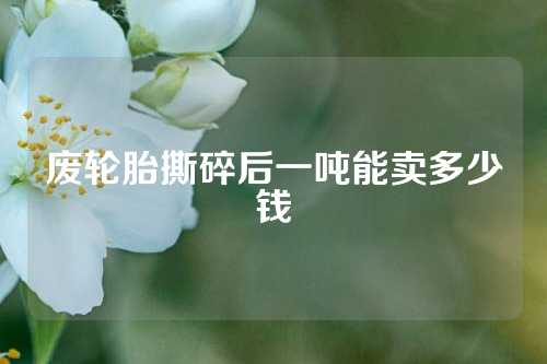 废轮胎撕碎后一吨能卖多少钱