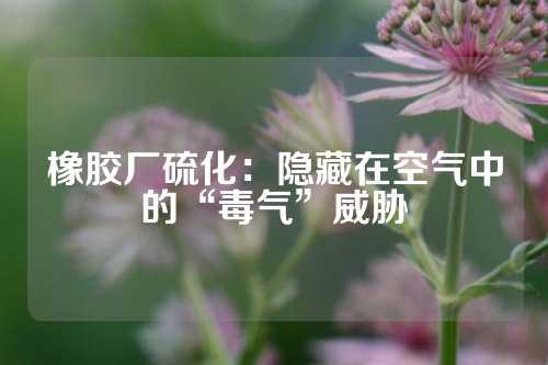 橡胶厂硫化：隐藏在空气中的“毒气”威胁