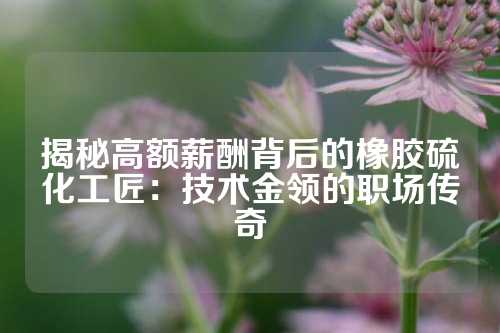 揭秘高额薪酬背后的橡胶硫化工匠：技术金领的职场传奇