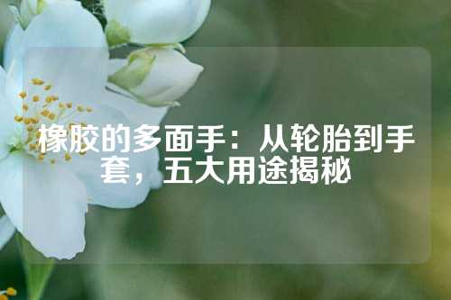 橡胶的多面手:从轮胎到手套,五大用途揭秘