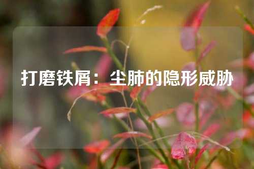 打磨铁屑：尘肺的隐形威胁