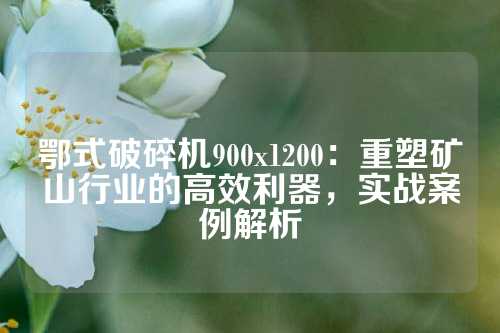 鄂式破碎机900x1200：重塑矿山行业的高效利器，实战案例解析