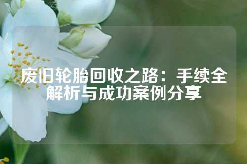 废旧轮胎回收之路：手续全解析与成功案例分享