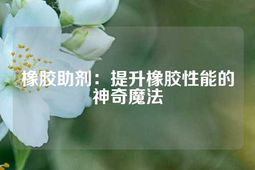 橡胶助剂：提升橡胶性能的神奇魔法