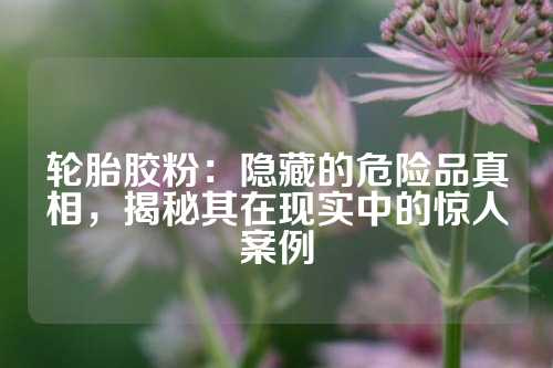 轮胎胶粉：隐藏的危险品真相，揭秘其在现实中的惊人案例