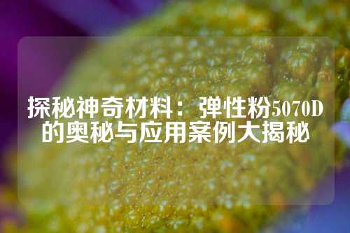 探秘神奇材料：弹性粉5070D的奥秘与应用案例大揭秘