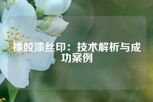橡胶漆丝印：技术解析与成功案例