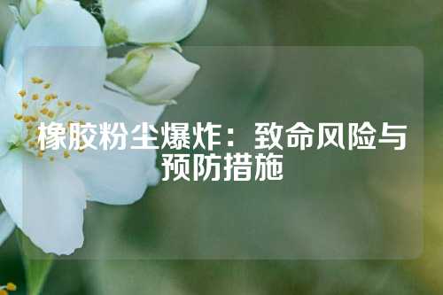 橡胶粉尘爆炸：致命风险与预防措施