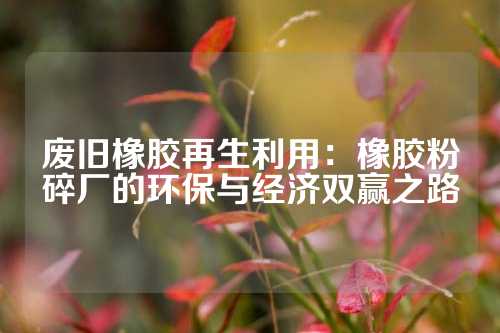 废旧橡胶再生利用：橡胶粉碎厂的环保与经济双赢之路