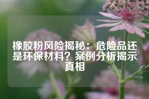橡胶粉风险揭秘：危险品还是环保材料？案例分析揭示真相