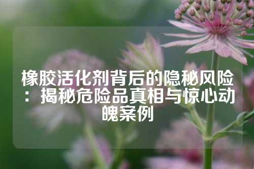 橡胶活化剂背后的隐秘风险：揭秘危险品真相与惊心动魄案例