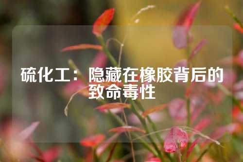 硫化工：隐藏在橡胶背后的致命毒性