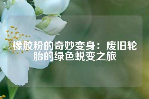 橡胶粉的奇妙变身：废旧轮胎的绿色蜕变之旅