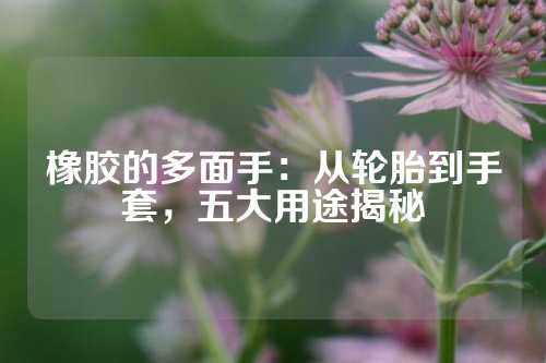 橡胶的多面手：从轮胎到手套，五大用途揭秘
