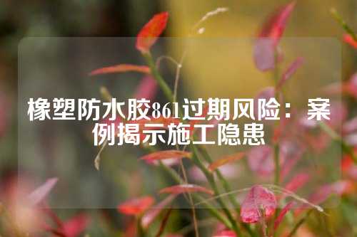 橡塑防水胶861过期风险：案例揭示施工隐患